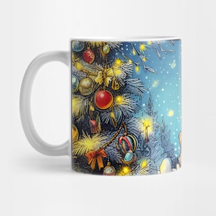 Merry Minions: Festive Christmas Art Prints Featuring Whimsical Minion Designs for a Joyful Holiday Celebration! Mug